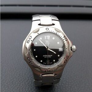 TAG Heuer Black Dial Silver Watch